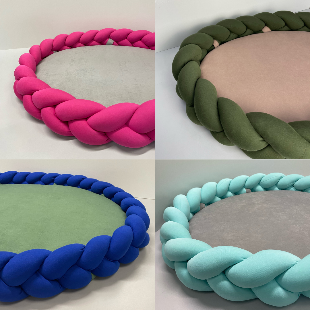 Braided pet bed XS