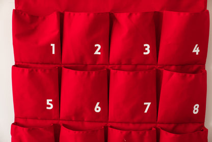 Advent calendar 30/31 days Red