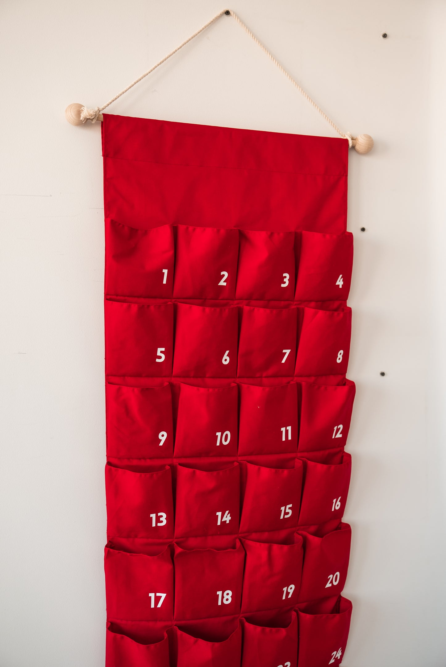 Advent calendar 30/31 days Red