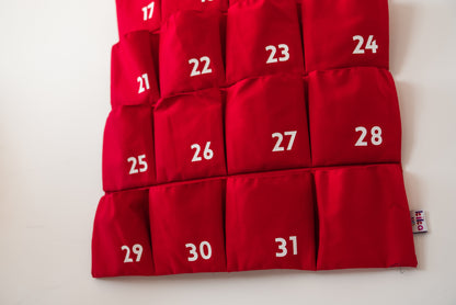 Advent calendar 30/31 days Red