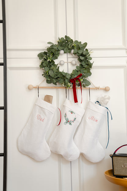 Set of 3 stockings "Mom&Dad"