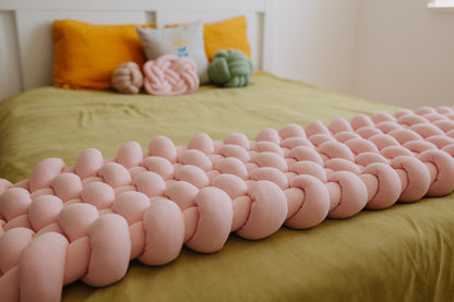 Bed runner Baby pink